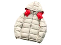 Moncler Poirier Down Jacket WhiteRed